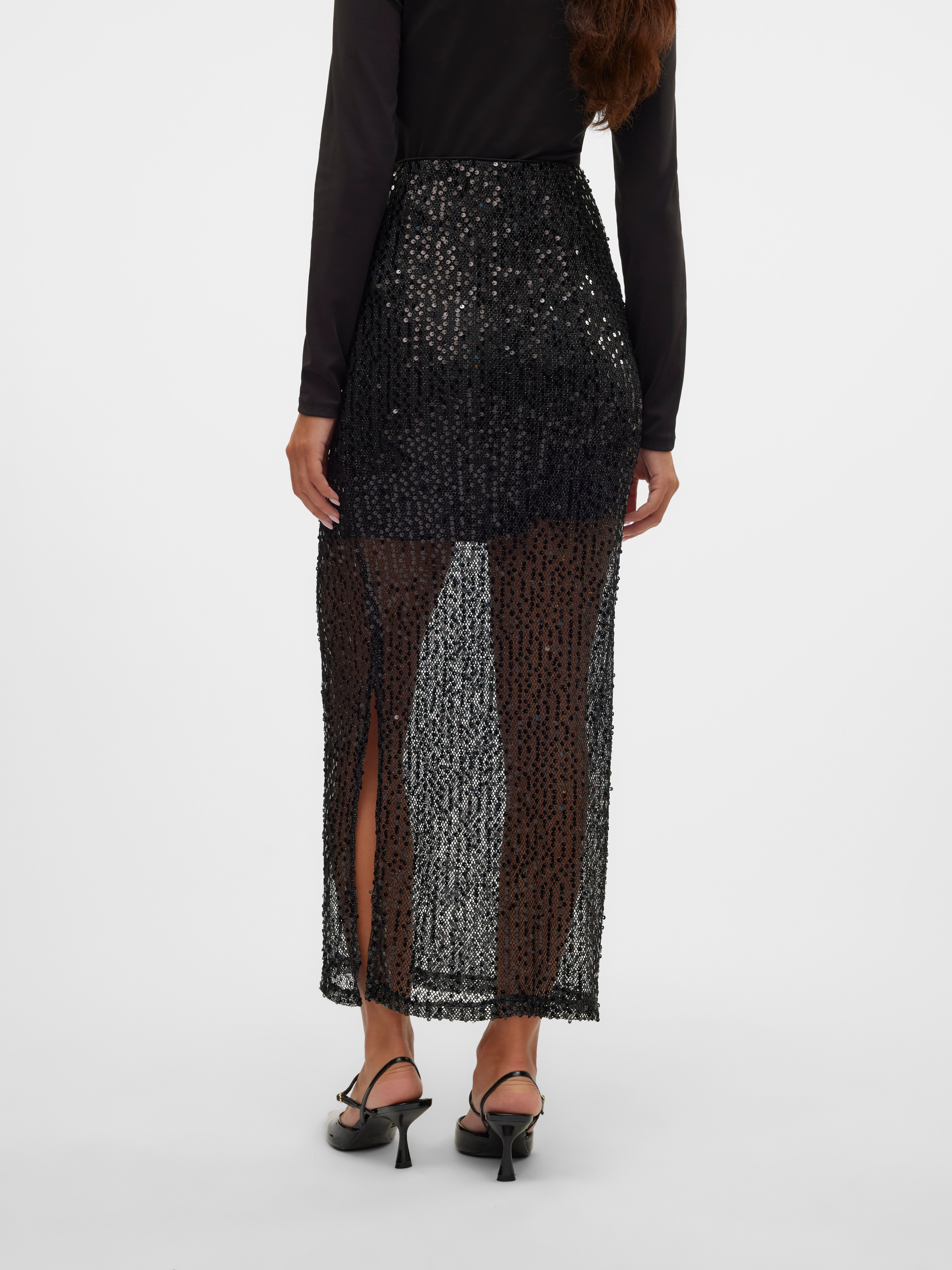 VMJULIET Hohe Taille Langer Rock