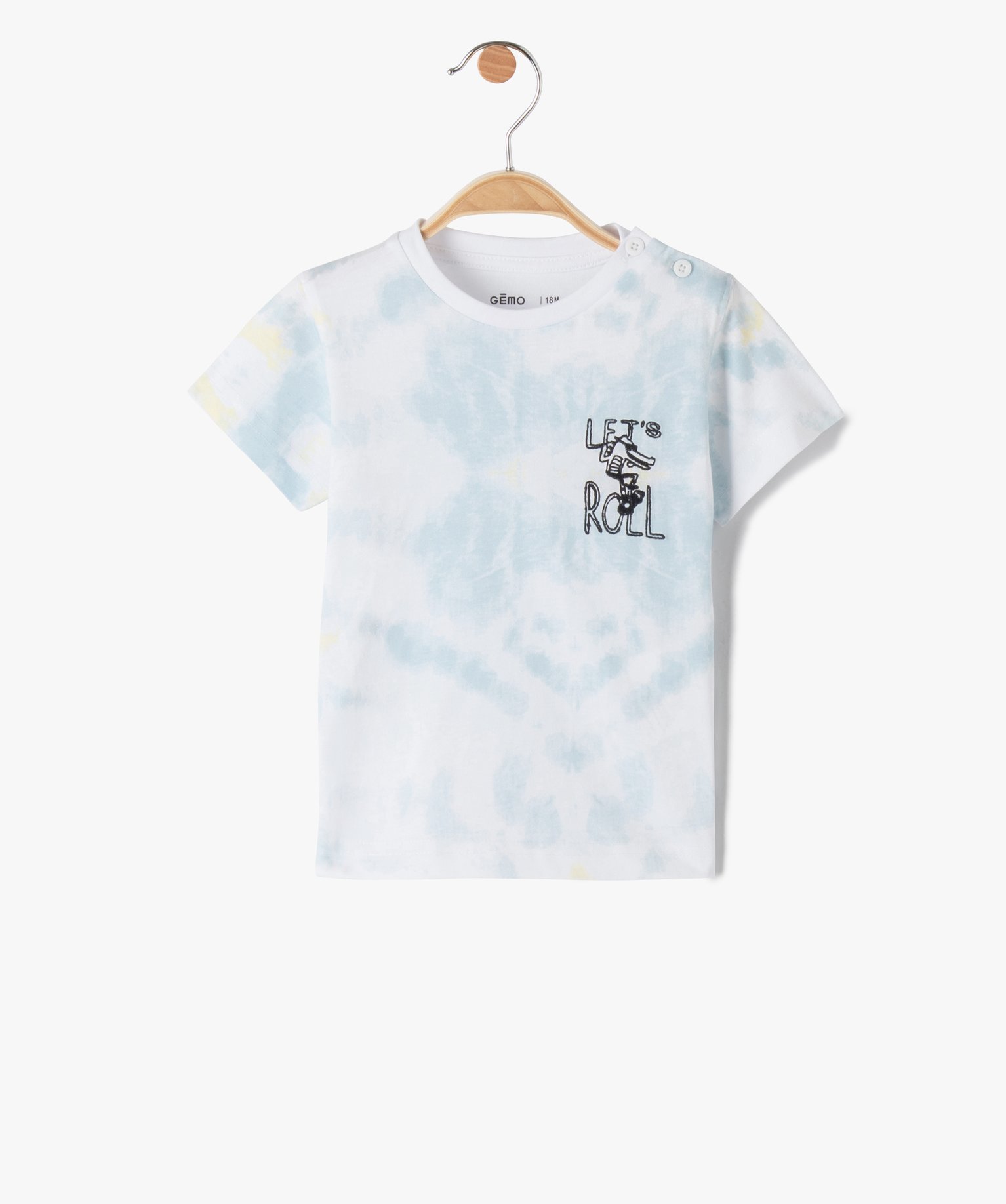 Tee-shirt bébé Garçon à manches courtes à motif skate imprime | GEMO