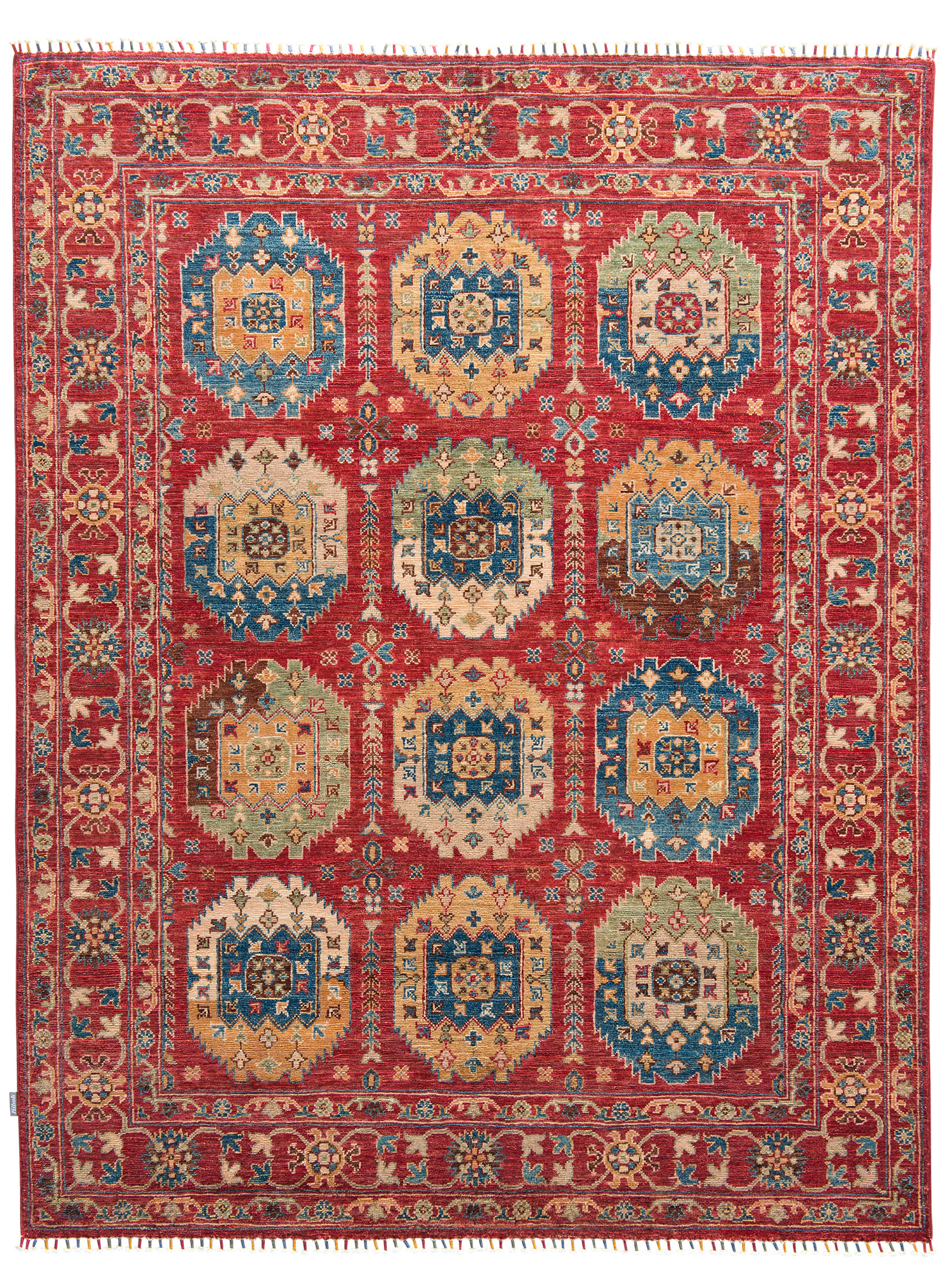 Kazak Ghazni ca. 155 x 198 cm, Unikat / Einzelstück