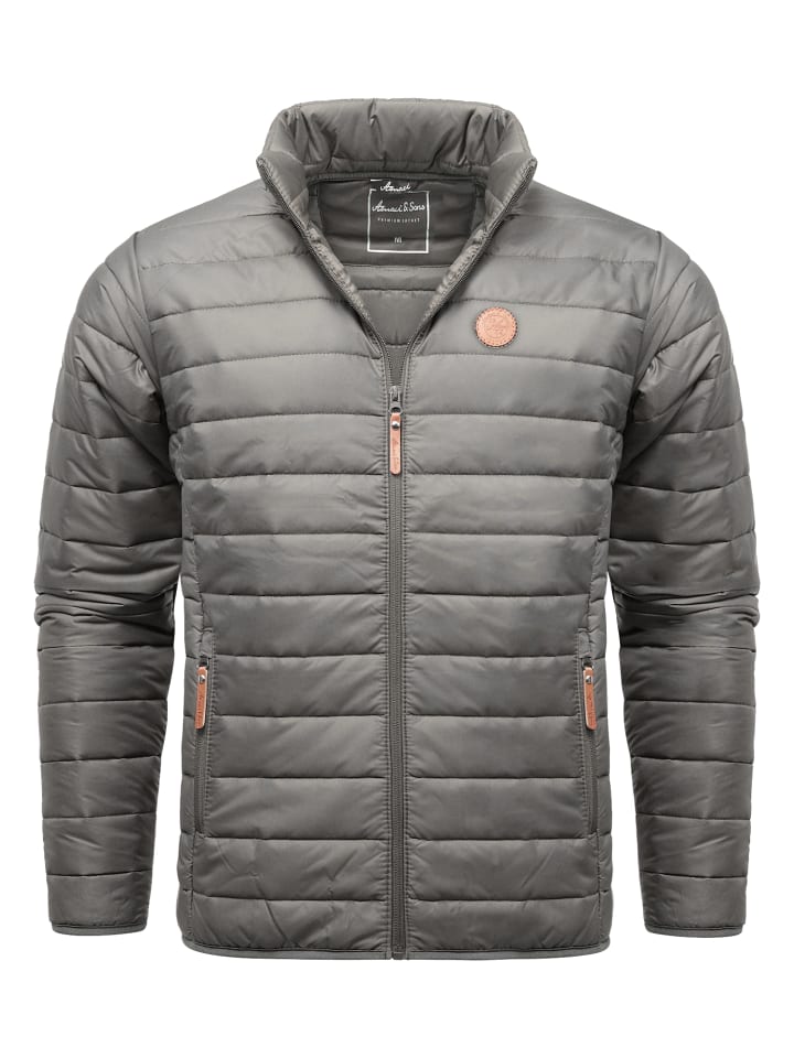 Amaci&Sons Steppjacke Pomona in Grau günstig kaufen