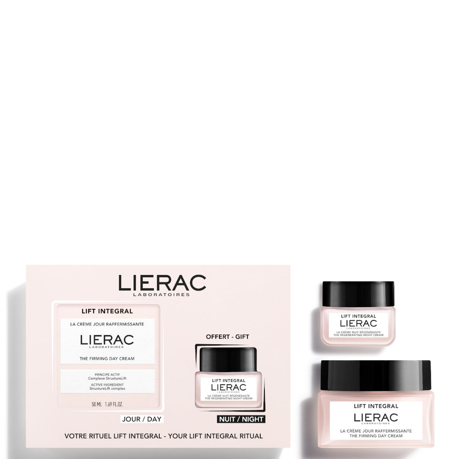 Lierac Lift Integral Coffret Crème Jour Raffermissante 50ml + Crème Nuit Régénérante 20ml
