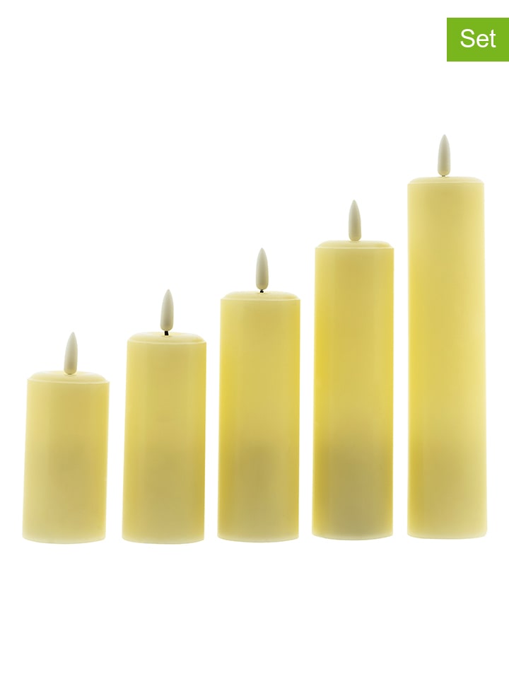 Profiline 5er-Set: LED-Kerzen in Warmweiß günstig kaufen onesize