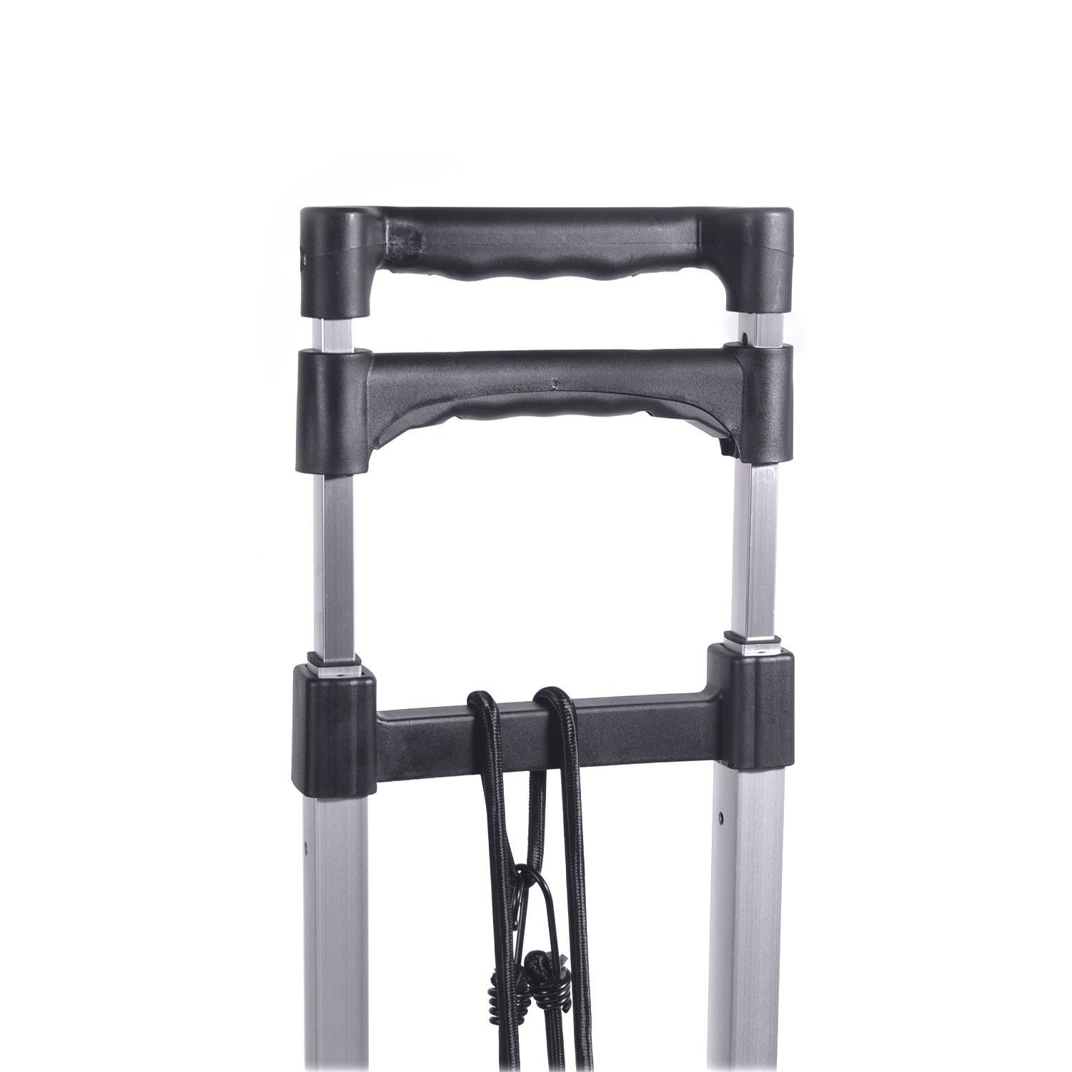 TroniTechnik Sackkarre Transportkarre Handkarre Handwagen, klappbar bis 80kg Tragfähigkeit, (Transportkarre mit rutschfester Transportfläche und Tragegriff, BxTxH 39x40x100cm mit Spanngummiseil für sicheren Transport), faltbar, Transportkarre, mit ve