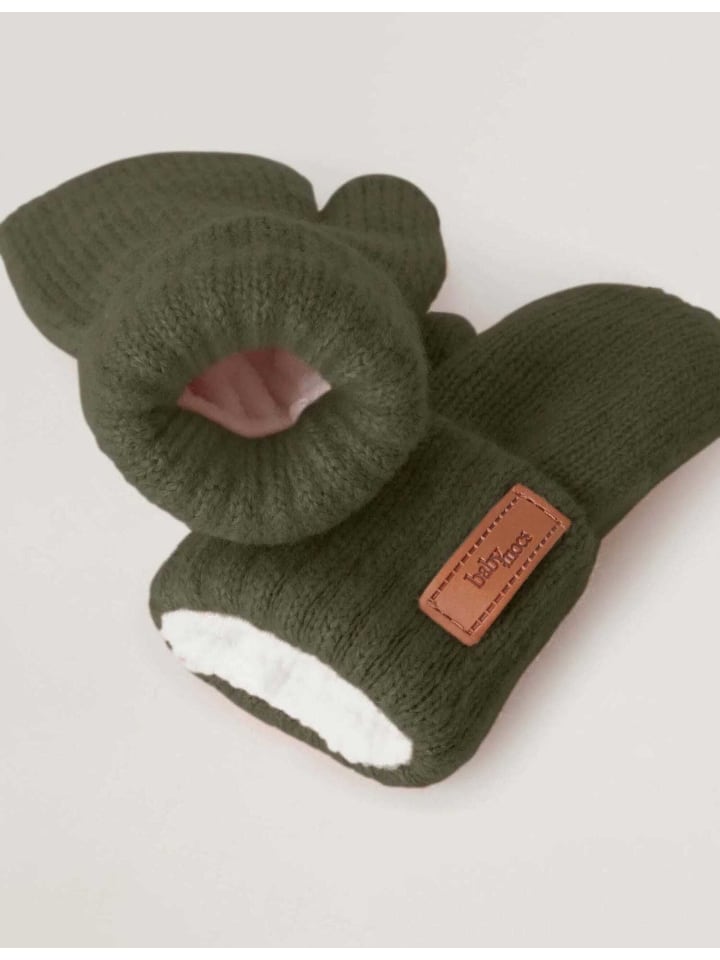 BabyMocs Handschuhe Vegan in khaki günstig kaufen onesize