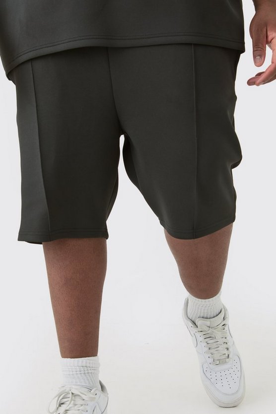 Plus Slim-Fit Scuba Shorts
