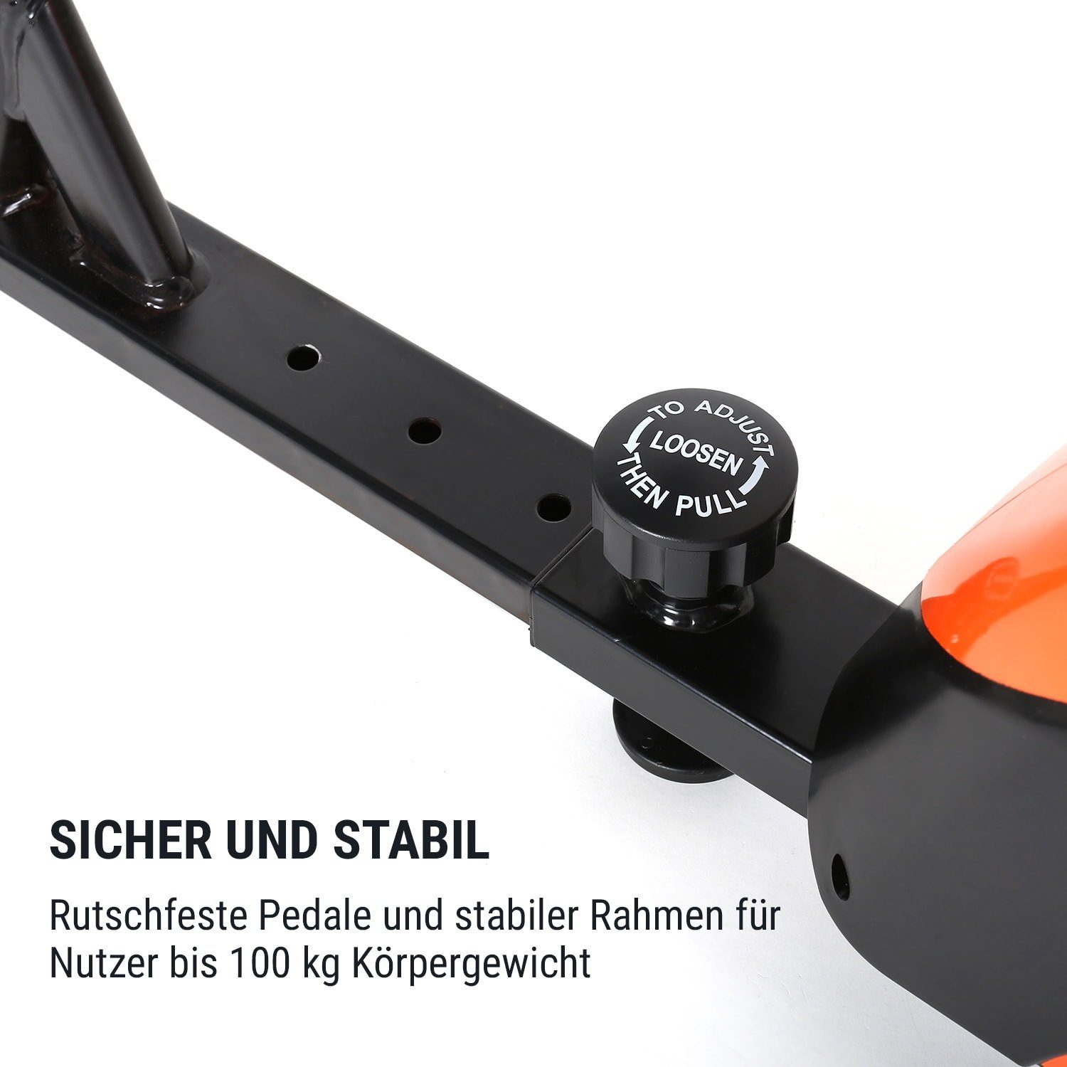 KLARFIT Heimtrainer Relaxbike 6.0 (übersichtliches LCD-Display)