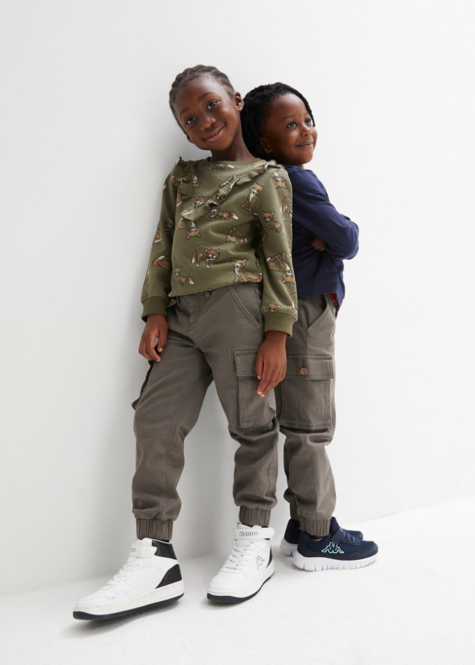 Kinder Cargohose mit Bio Baumwolle