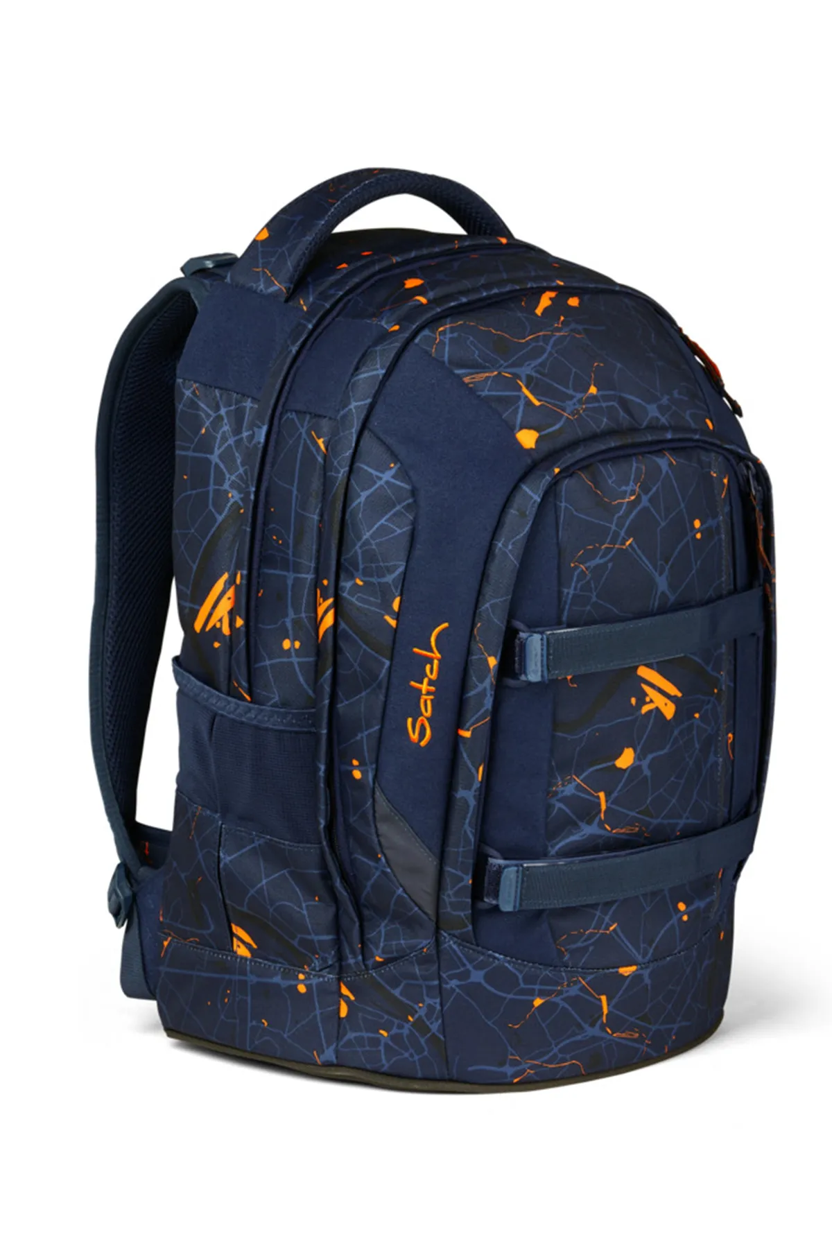satch  Rucksack - Blau - Unifarben