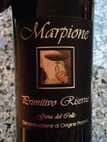 Tenuta ViglioneMarpione Primitivo Riserva 2019