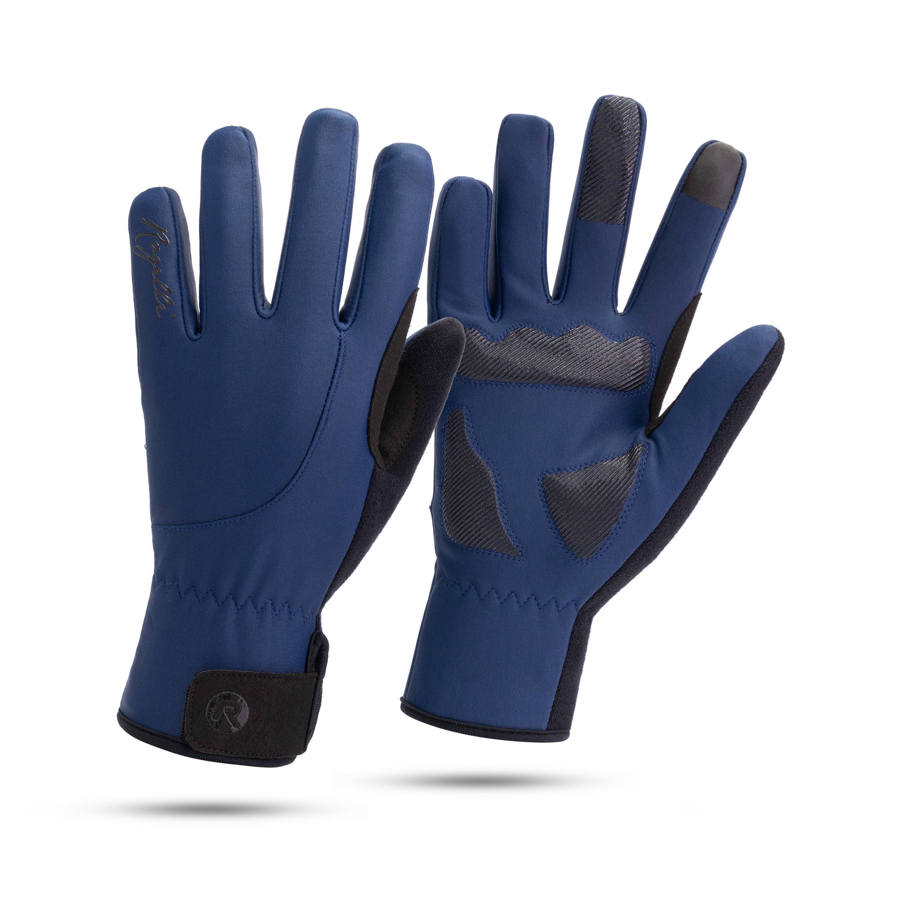 Rogelli Core Navy Blue Damen Winter-Fahrradhandschuhe