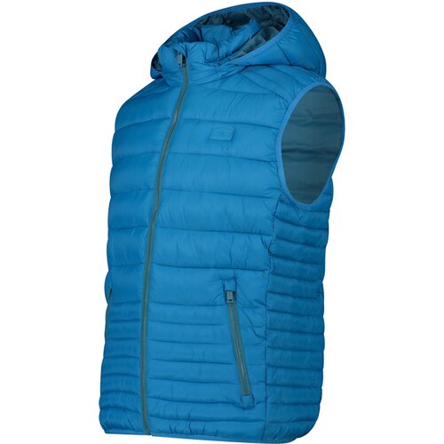 HERREN WESTE MAN VEST SNAPS HOOD