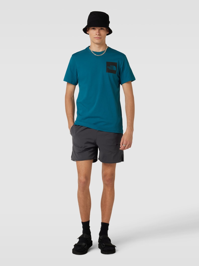 Shorts mit Label-Stitching Modell 'MONTANA' in schwarz