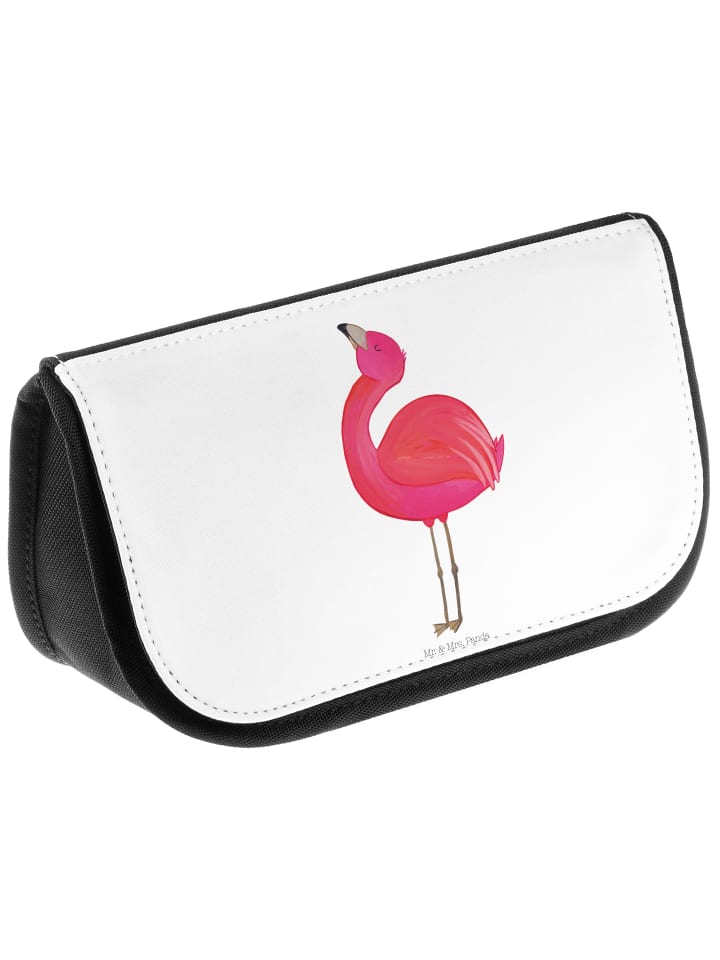 Mr. & Mrs. Panda Kosmetiktasche Flamingo Stolz ohne Spruch in Weiß günstig kaufen onesize