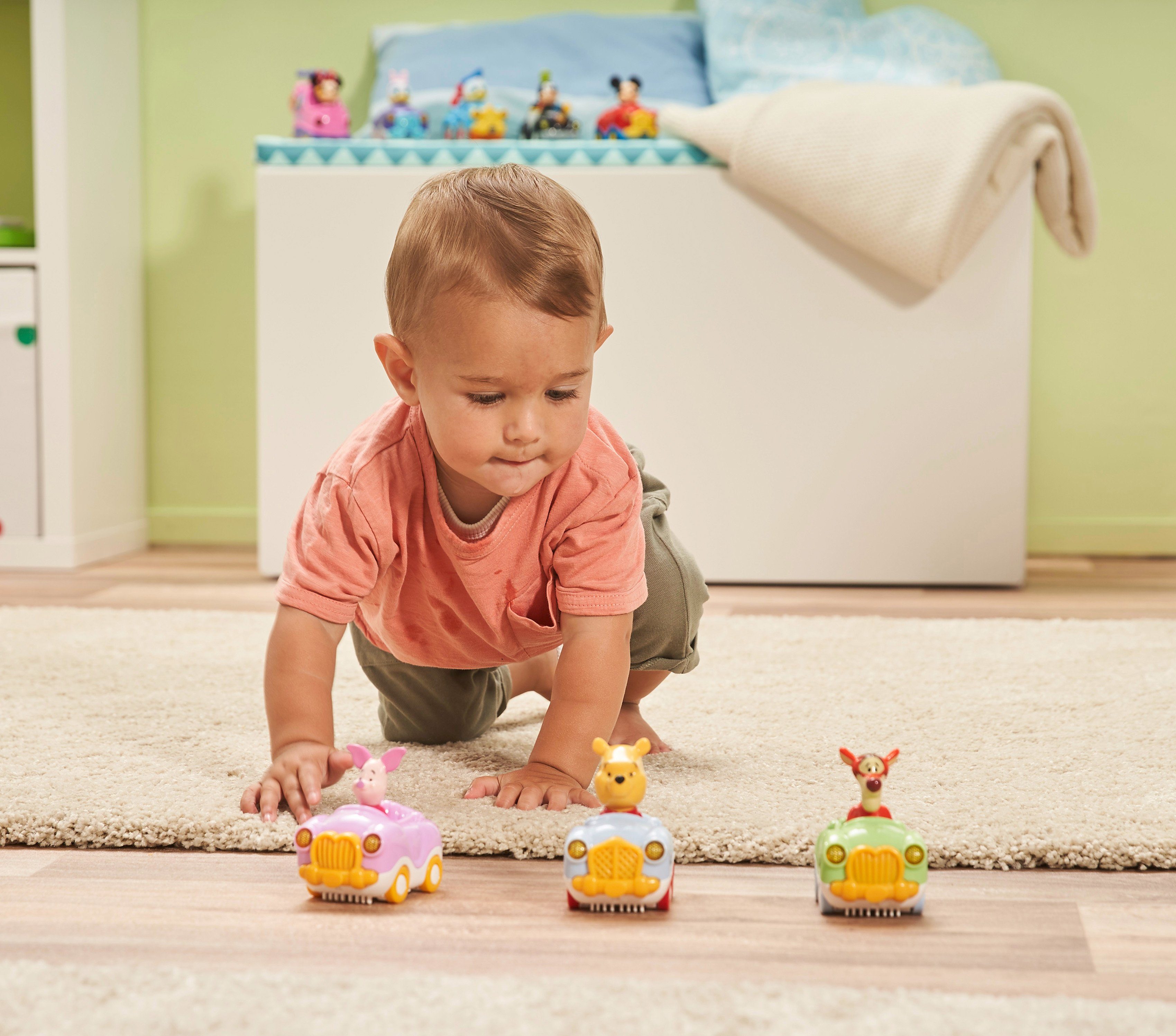 Vtech® Spielzeug-Auto Tut Tut Baby Flitzer, Winnie Puuhs Cabrio, mit Licht und Sound