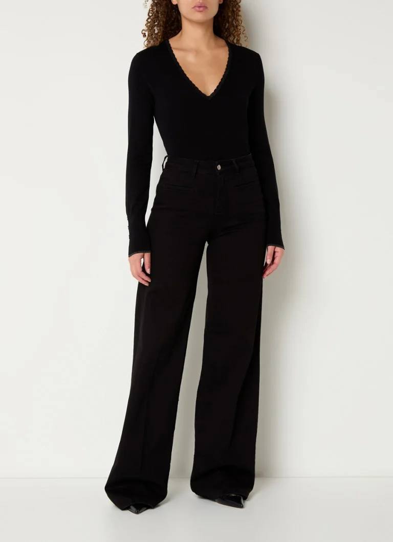 Liu Jo Fine-knit pullover with lurex