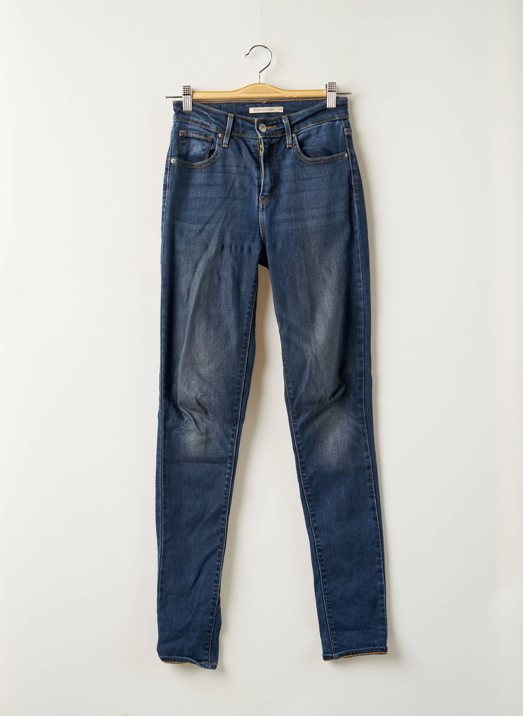 Levis Jeans Skinny Femme couleur bleu