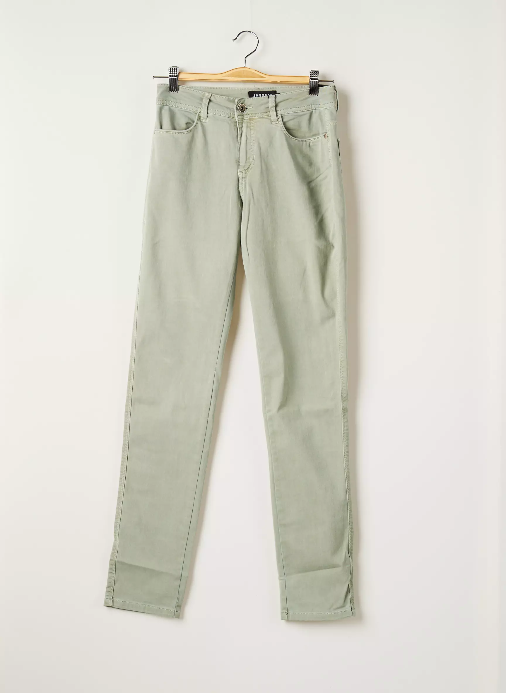 Jensen Pantalons Droits Femme couleur vert