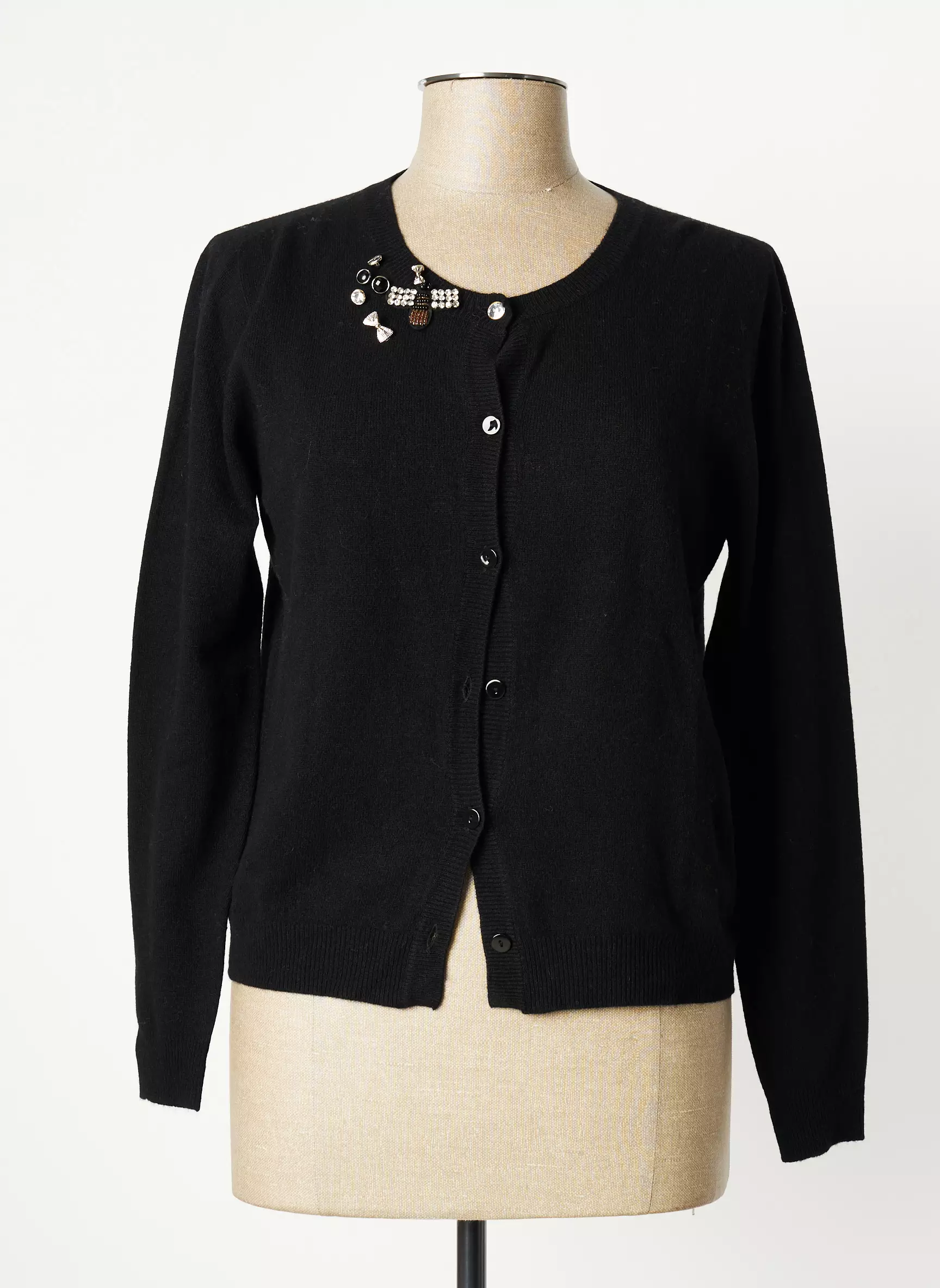 Elisabetta Minelli Cardigans Femme couleur noir