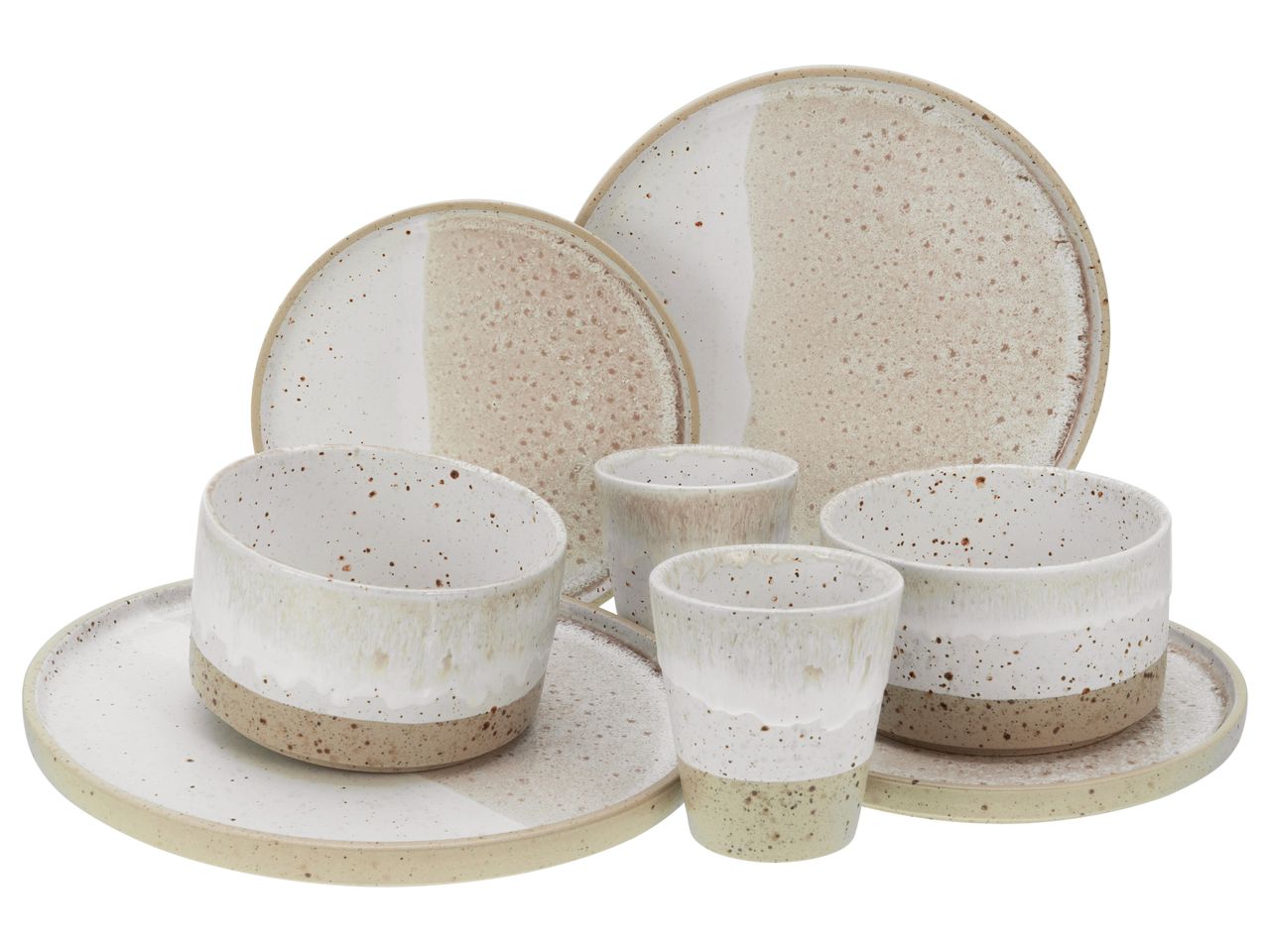 CreaTable Cosmos White Pepper Kombiset 8 tlg