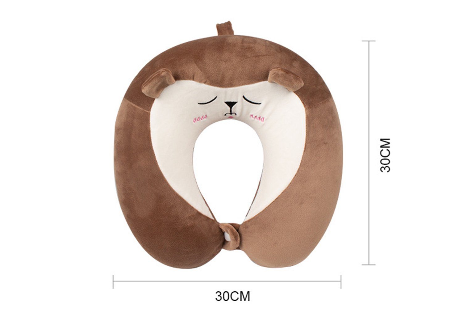 SCOHOME Nackenkissen Nackenkissen Memory Foam, 1-tlg, 1-tlg., Nickerchen Büro, Cartoon U-Form