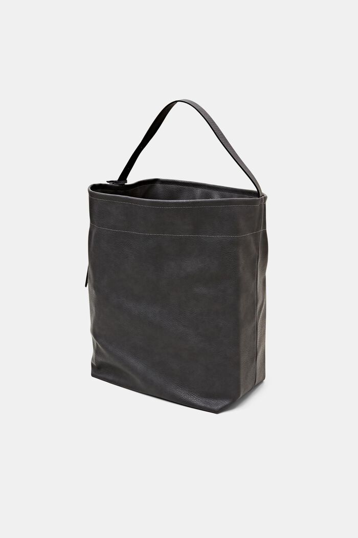 Übergroße Hobo-Tasche in veganer Lederoptik