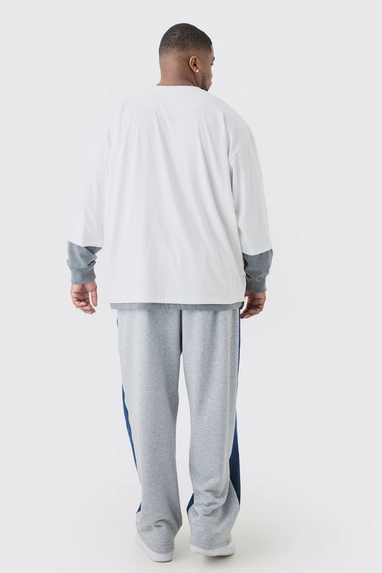 Plus Oversize T-Shirt mit Official Print