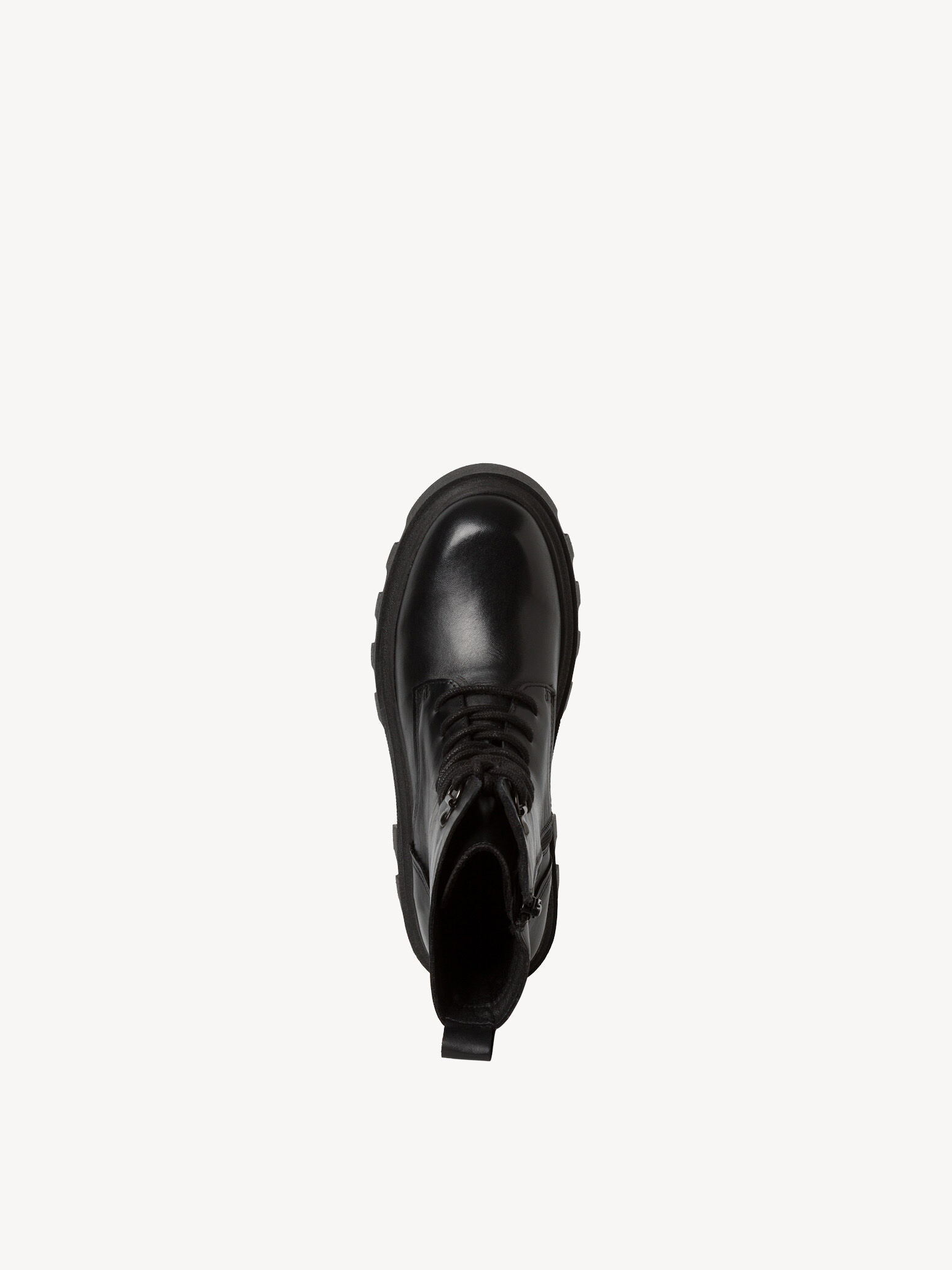 Bottine en cuir - noir