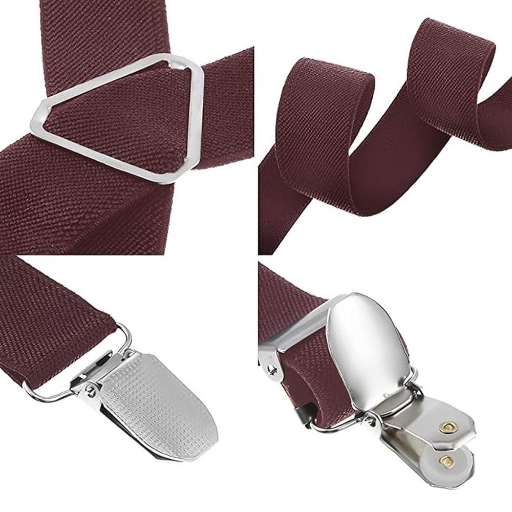 Tian Dee Hosenträger Hosenträger für Herren Starken Herren Hosenträger schmal 2,5cm
