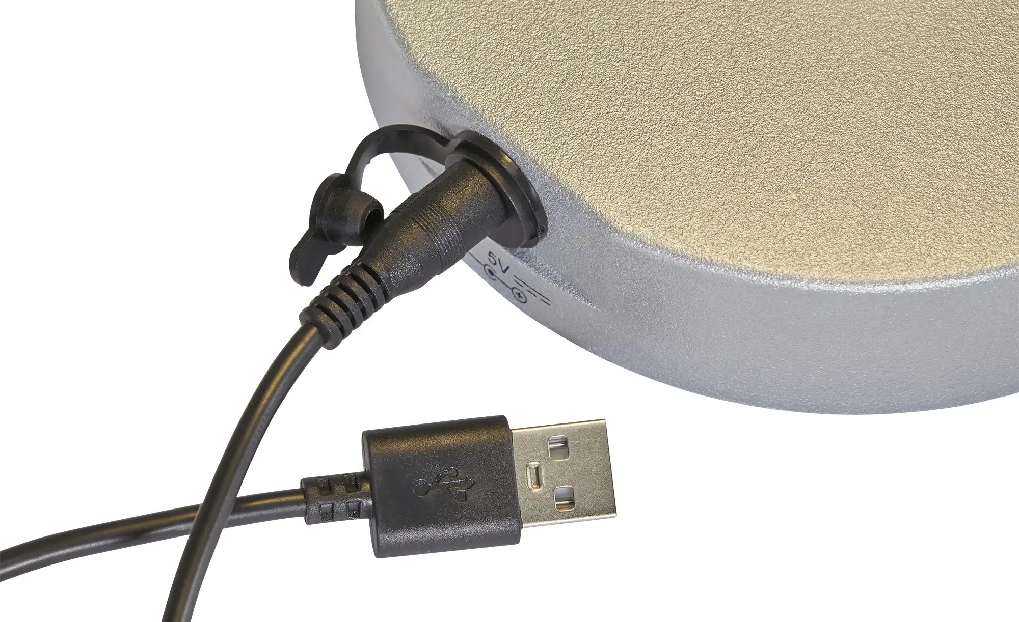 Akku LED-Tischleuchte taupe
