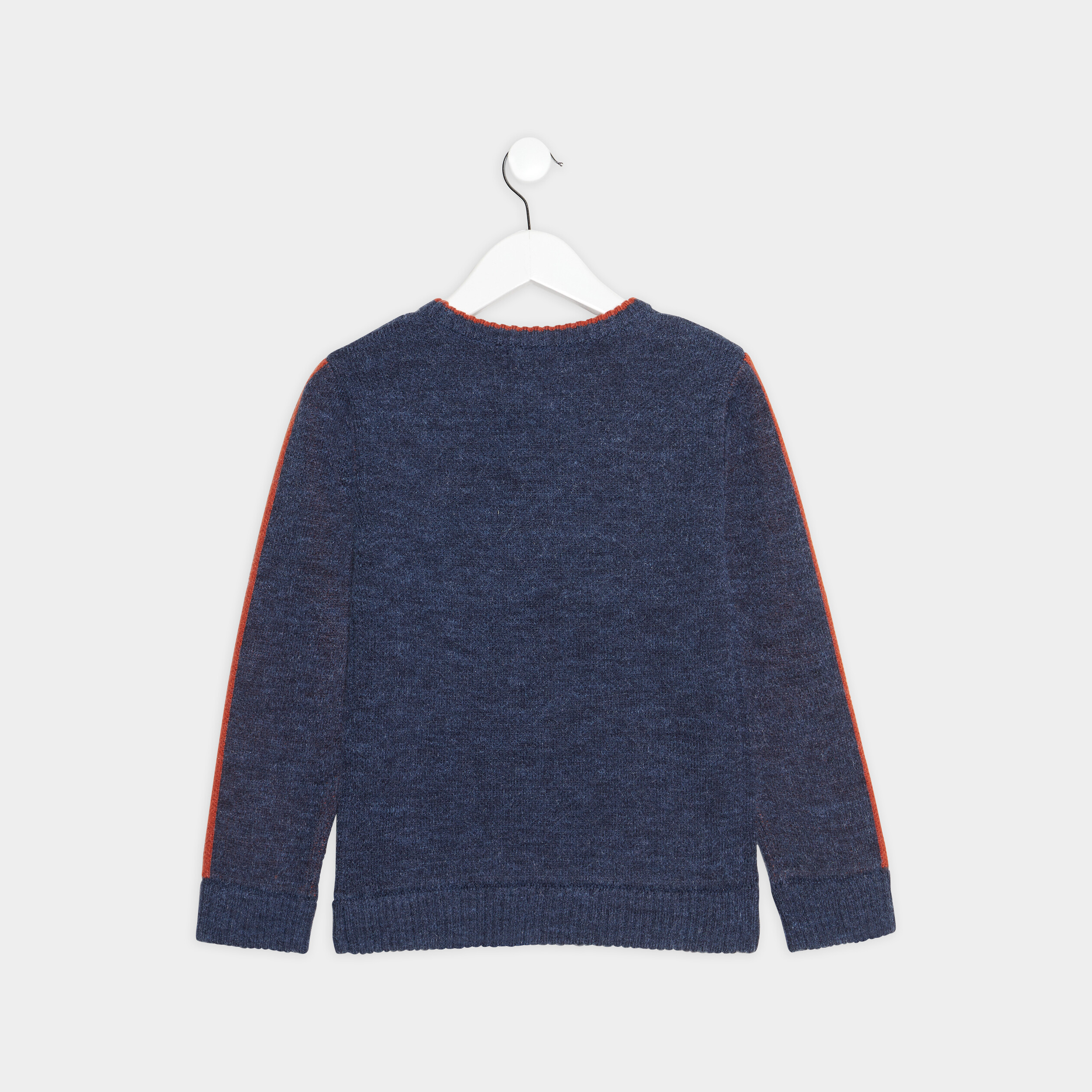 Pull avec col rond Creeks bleu marine garçon | La Halle