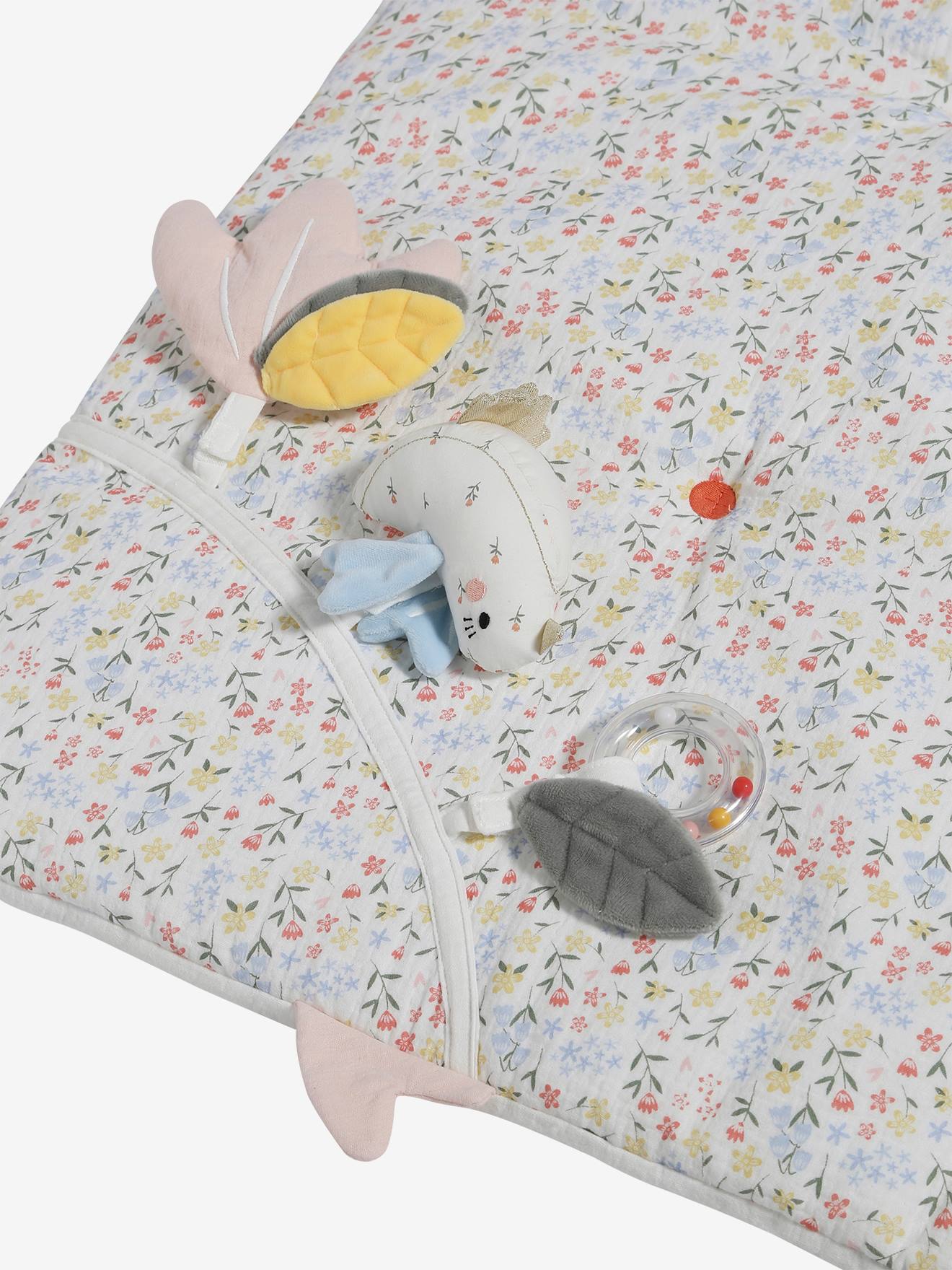 Vertbaudet Baby Activity-Decke ohne Spielbogen GIVERNY - gelb