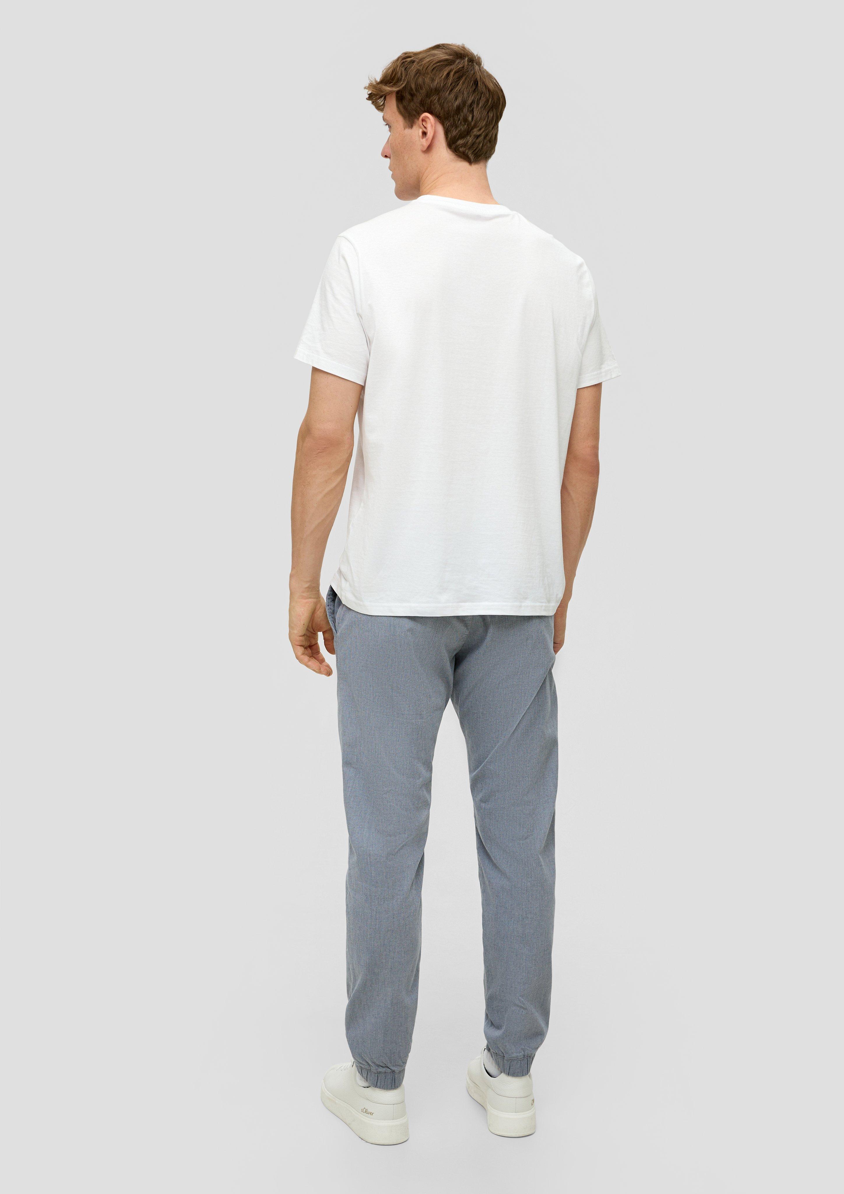 Regular: Hose mit Dobby-Muster  2141747-58K6