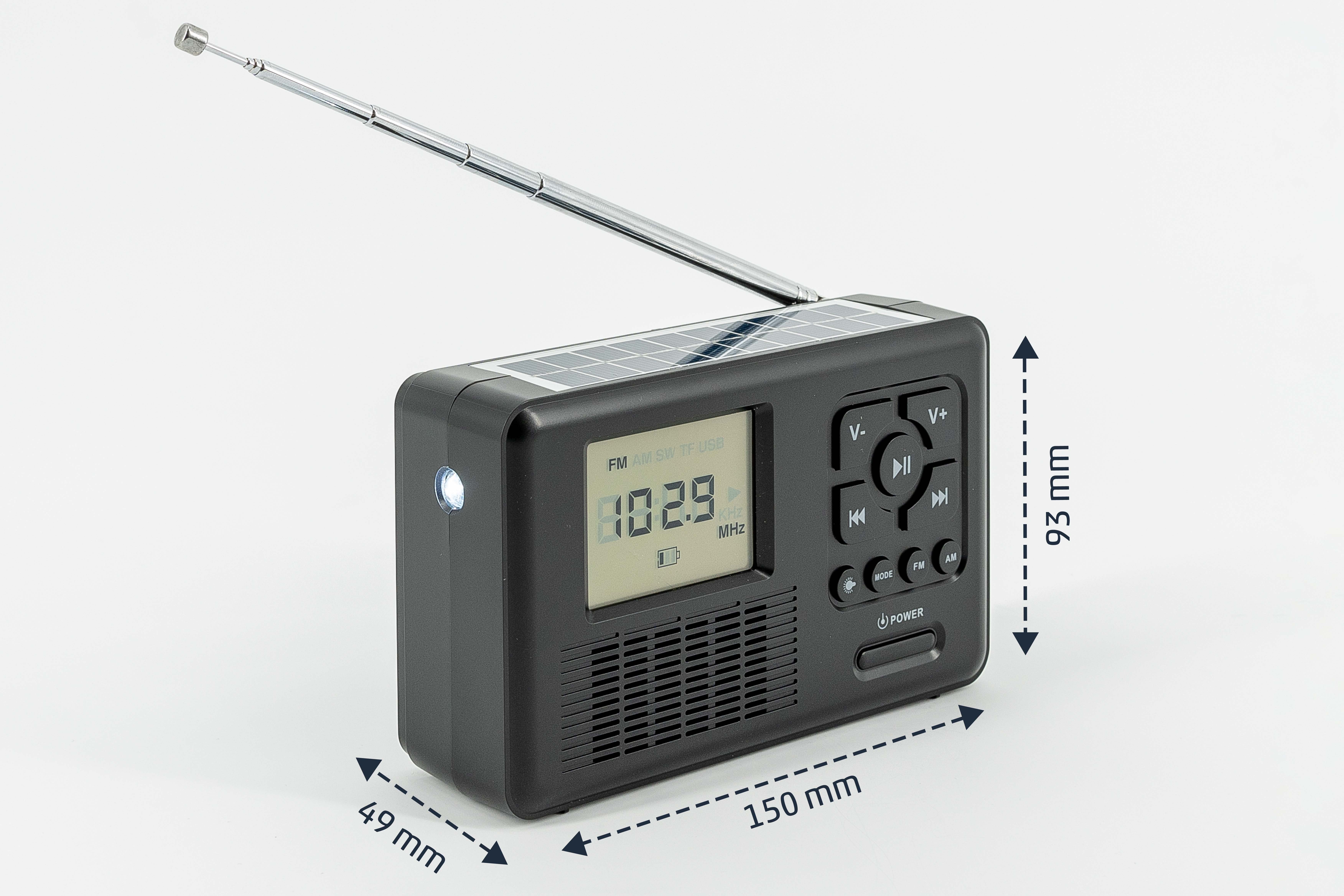 Reflexion TRA550 Radio (16,00 W, Solarkurbelradio)