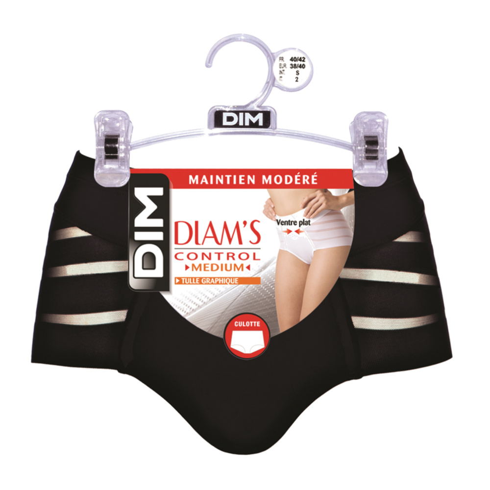 DIM Diam's Control Medium Culotte Noir Minceur