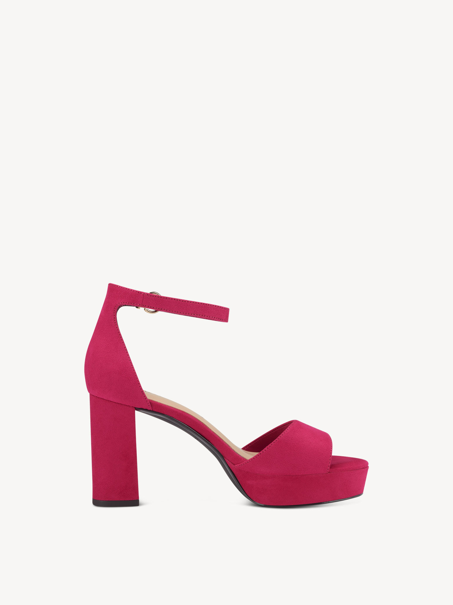 Sandale à talon - rose fuchsia