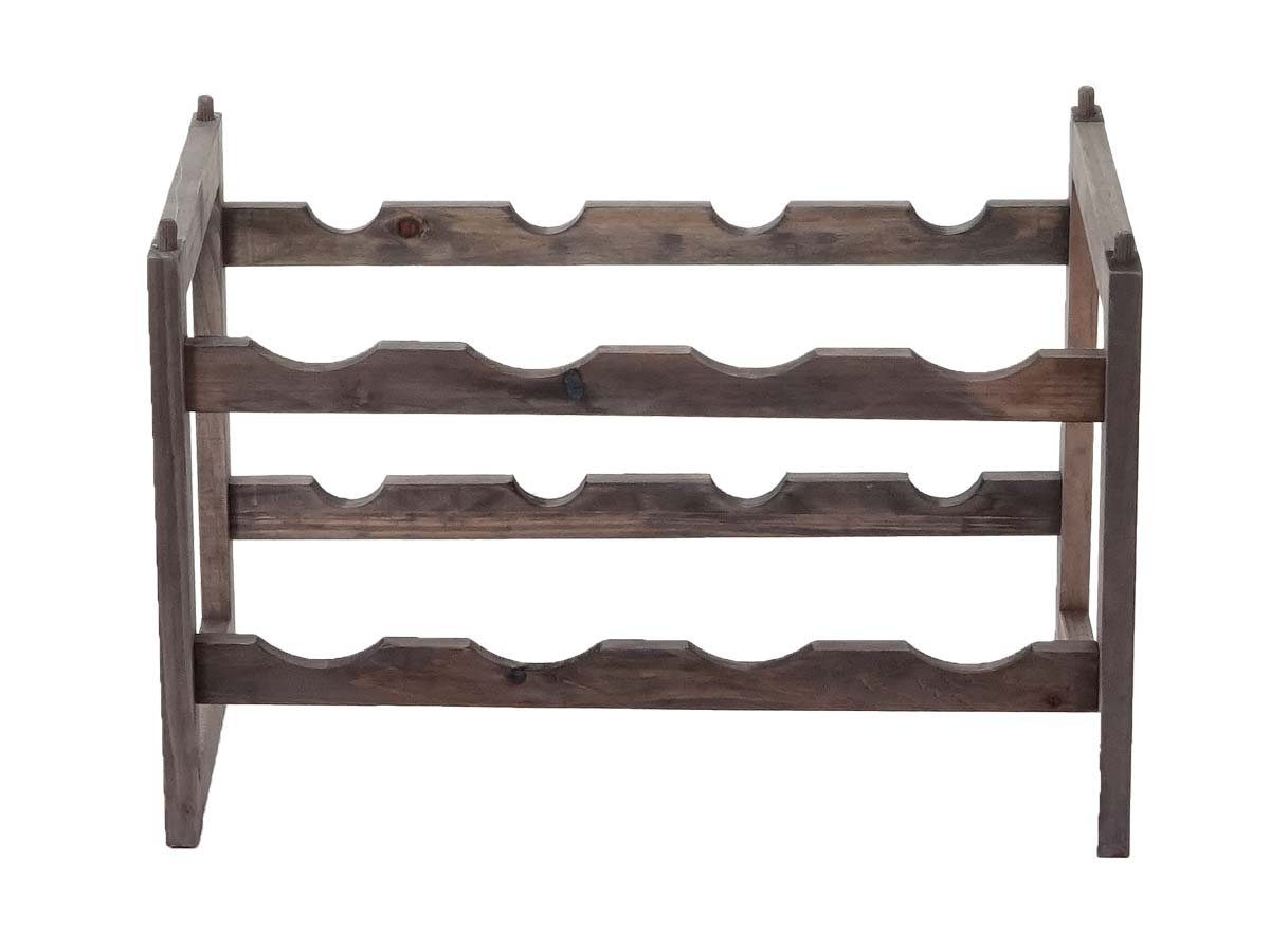 MCW Weinregal MCW-B58, 1-tlg., 2 Ablagen je Regal, stapelbar, schlichtes Design, 8 Flaschen je Regal