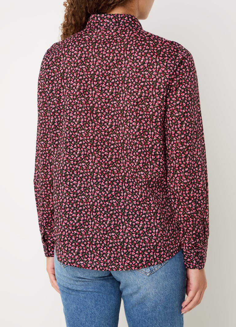 Benetton  Blouse met print en stretch