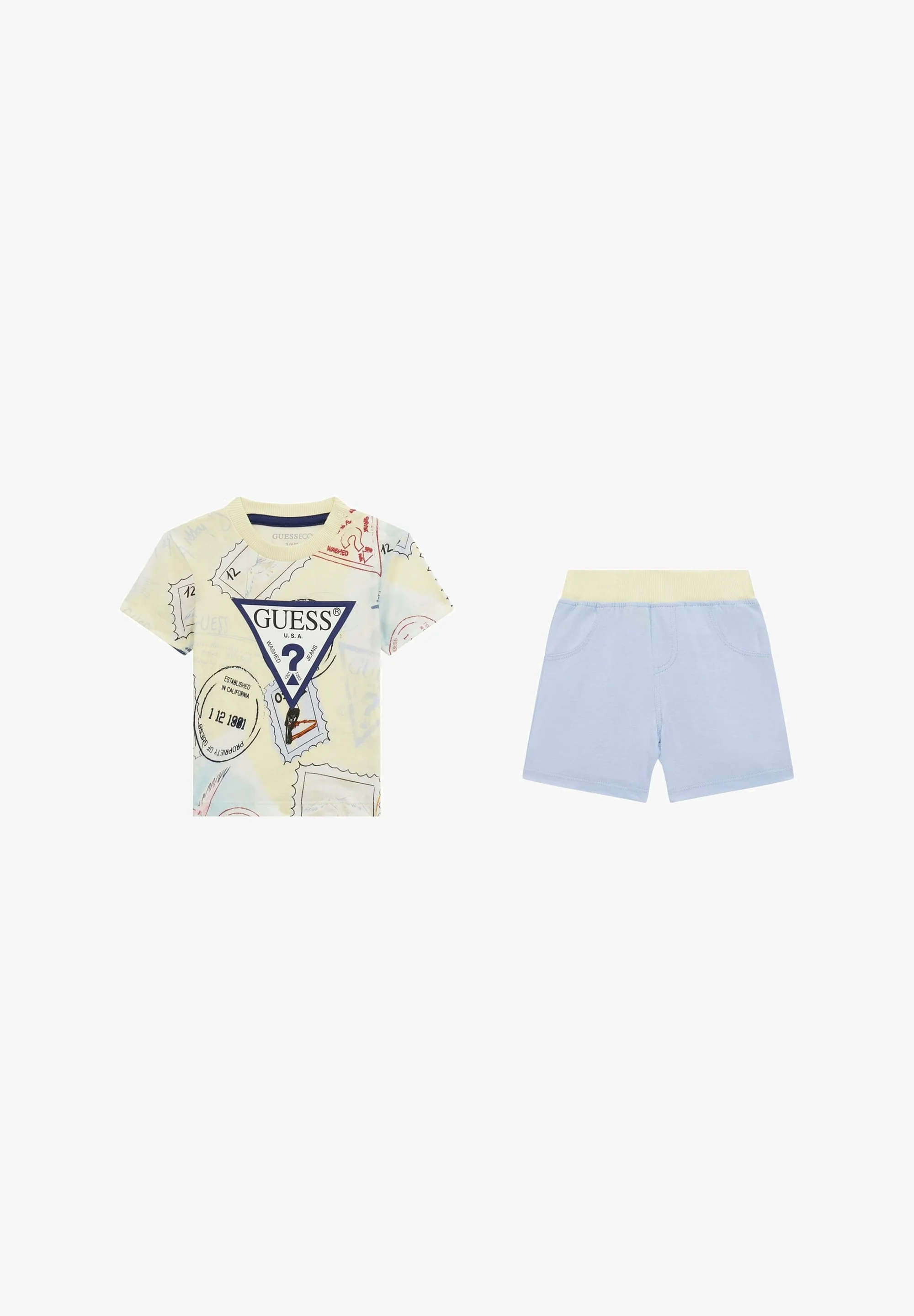 Guess SET LOGO-DREIECK - Pantalones cortos