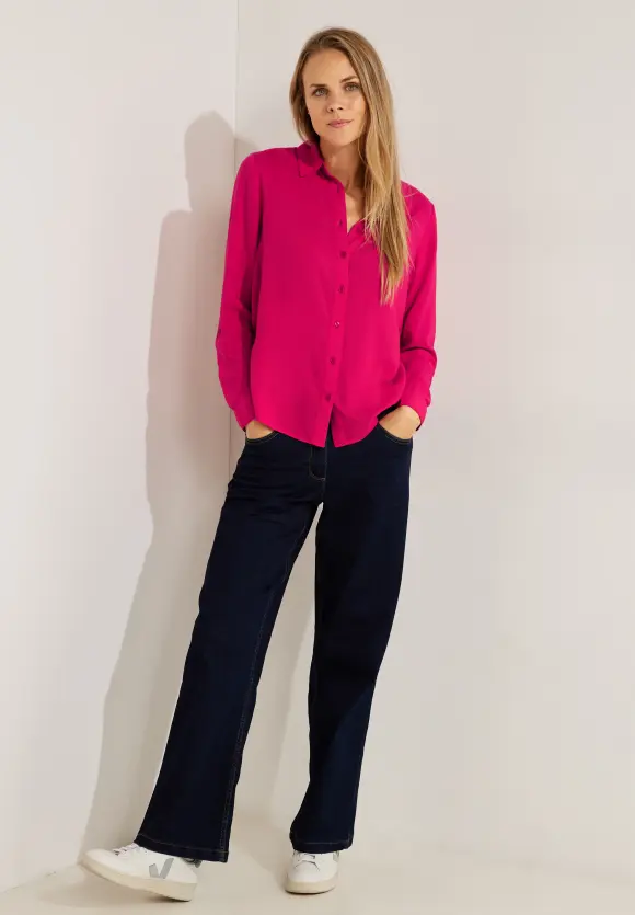 CECIL Bluse in Unifarbe