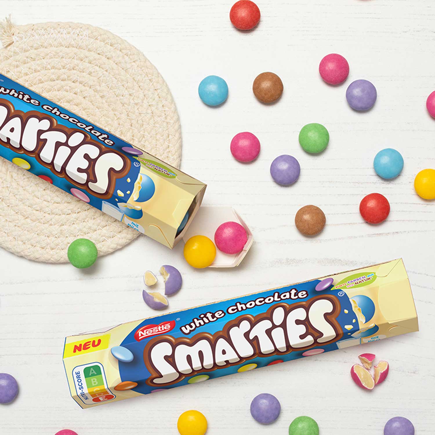 Smarties White Chocolate 120g