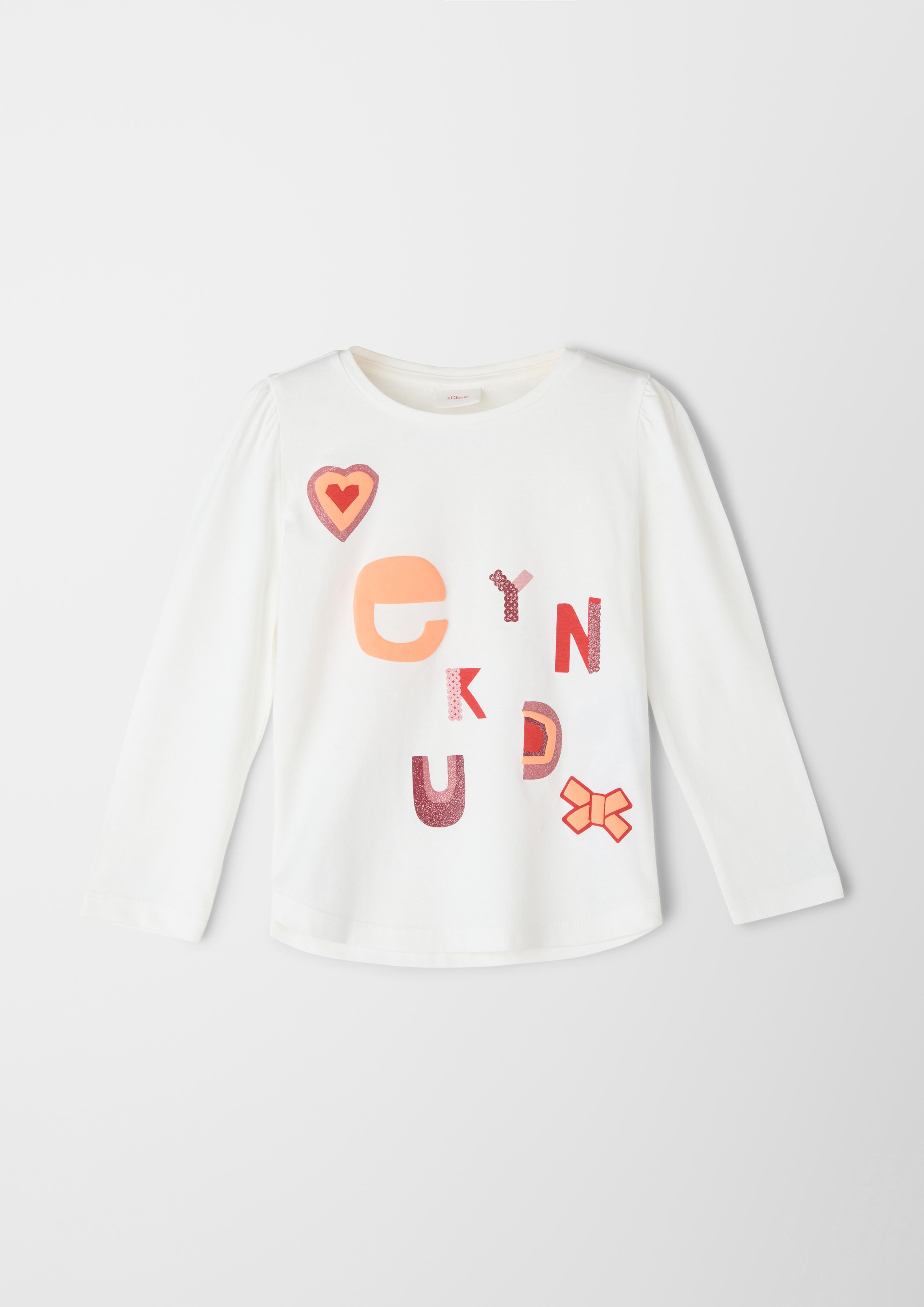 Longsleeve mit gummiertem Frontprint  2119274-0210