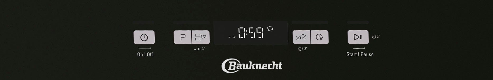 BAUKNECHT Standgeschirrspüler, BFC 3B+26 (2), 13 Maßgedecke