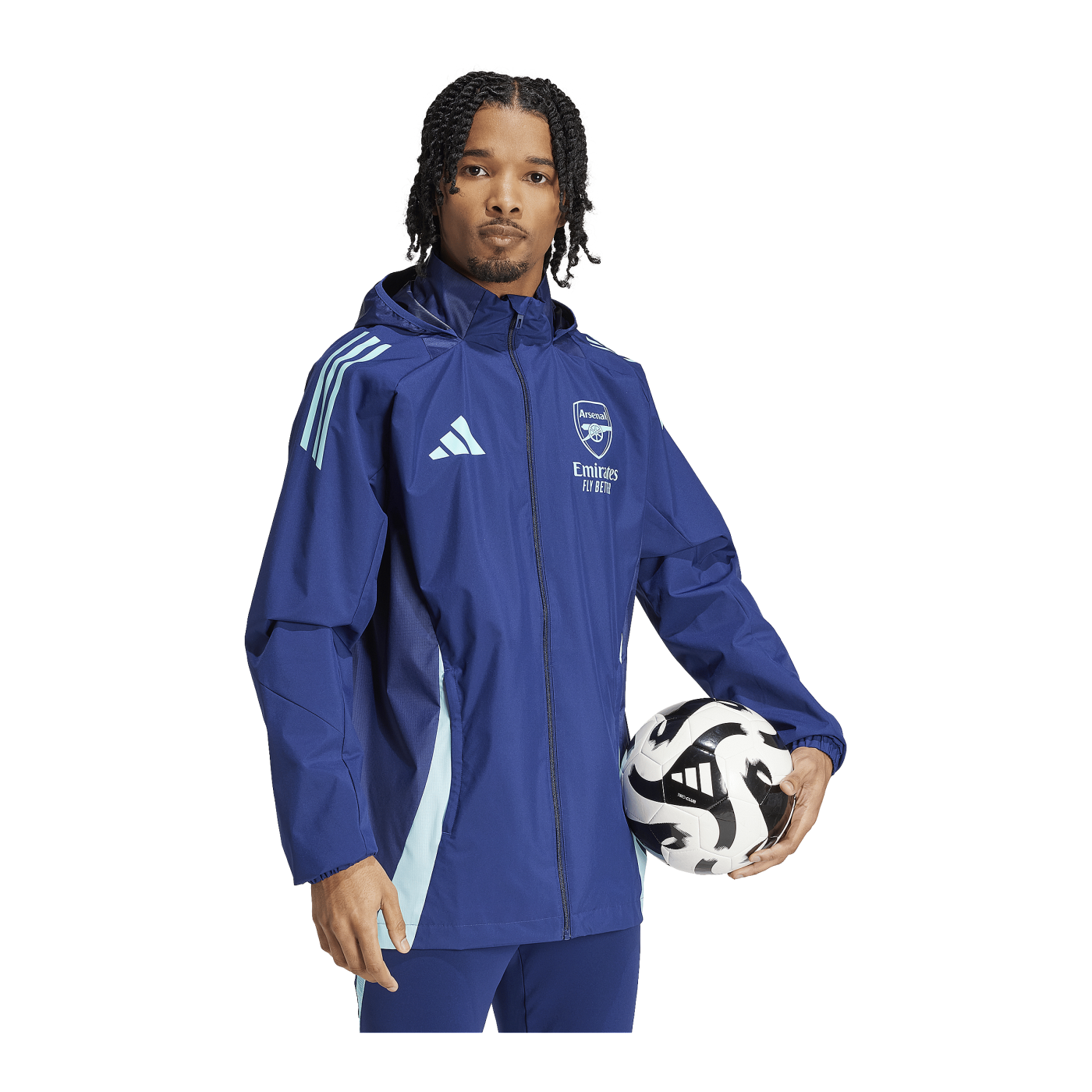 adidas FC Arsenal London Regenjacke Schwarz
