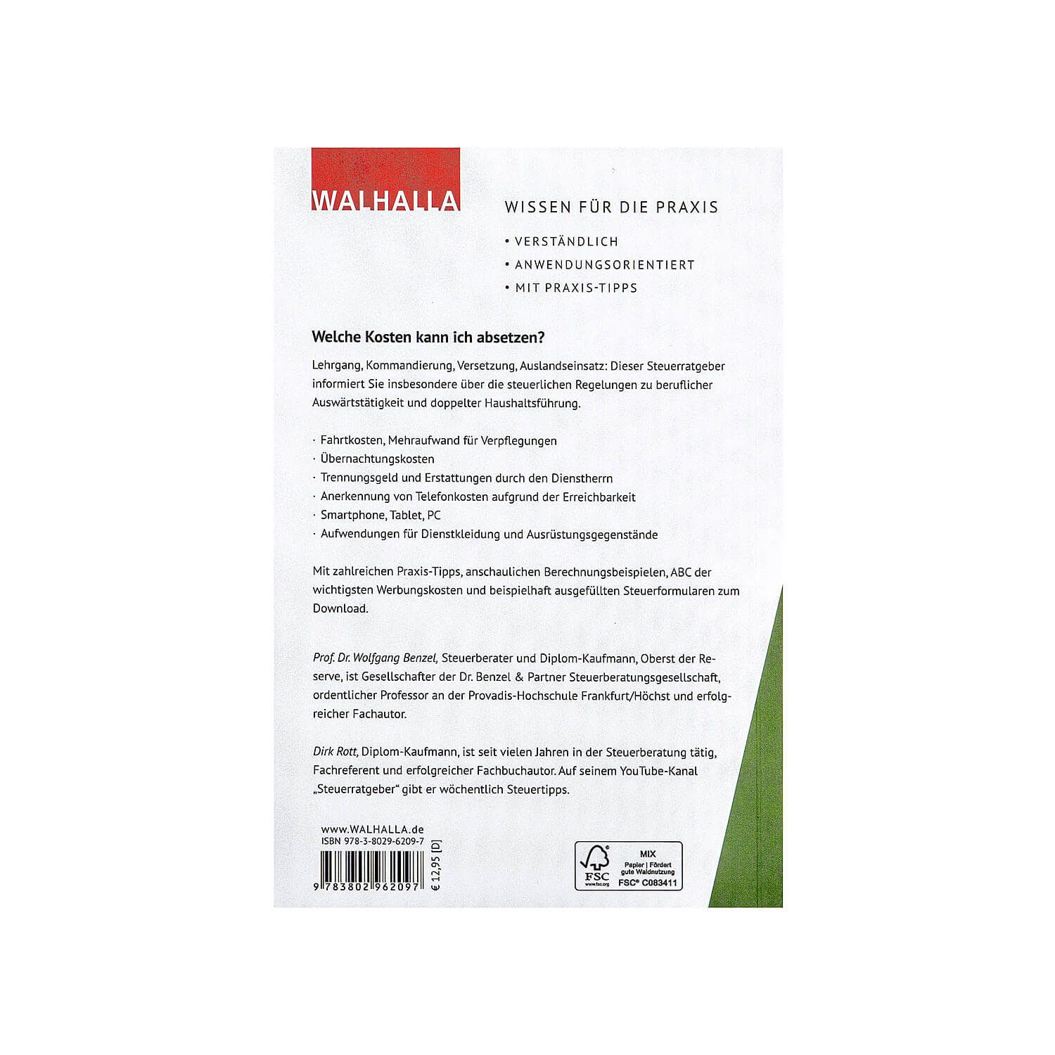Taschenbuch Steuerratgeber für Soldaten