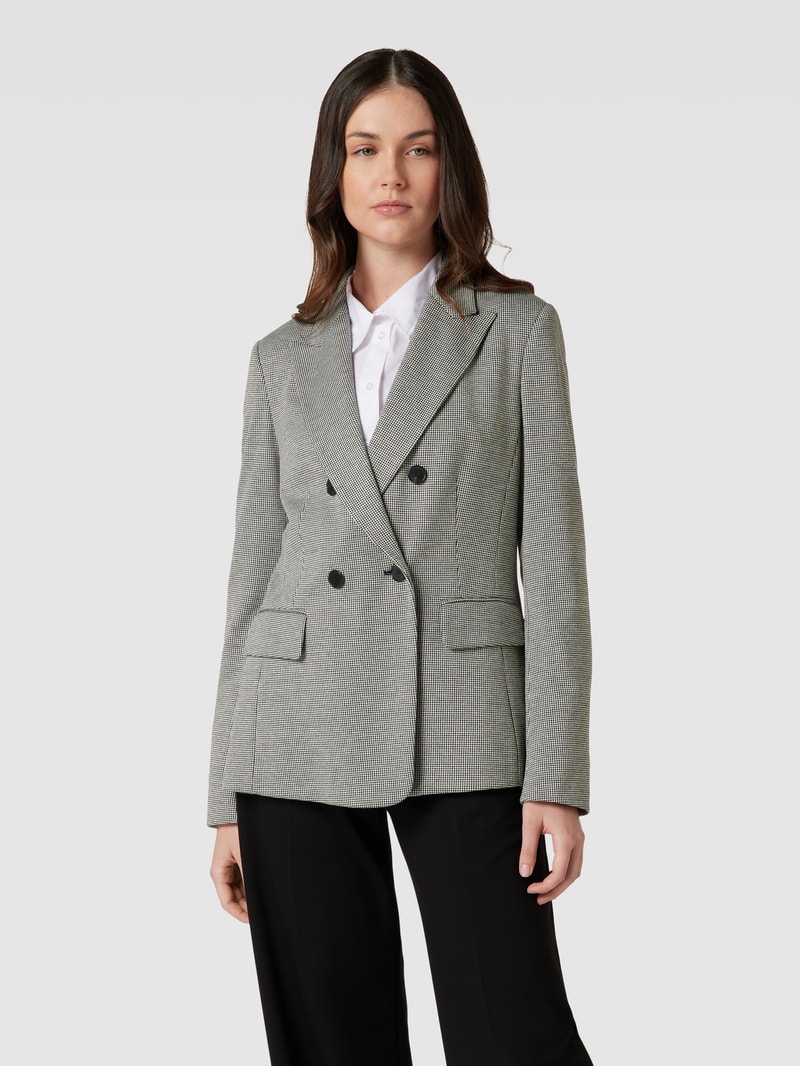 Blazer mit Pattentaschen in anthrazit