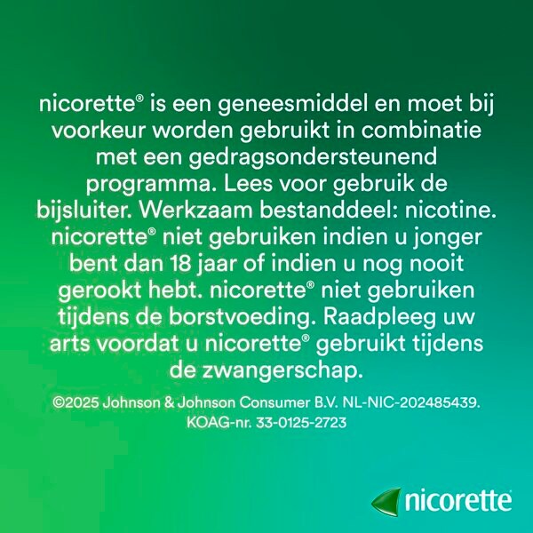 Nicorette Nicotine Freshmint 4 mg sokerittomat imeskelytabletit - 2 x 40 kpl