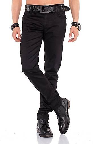 Cipo & Baxx Jeans mit schönem Gürtel in Straight Fit