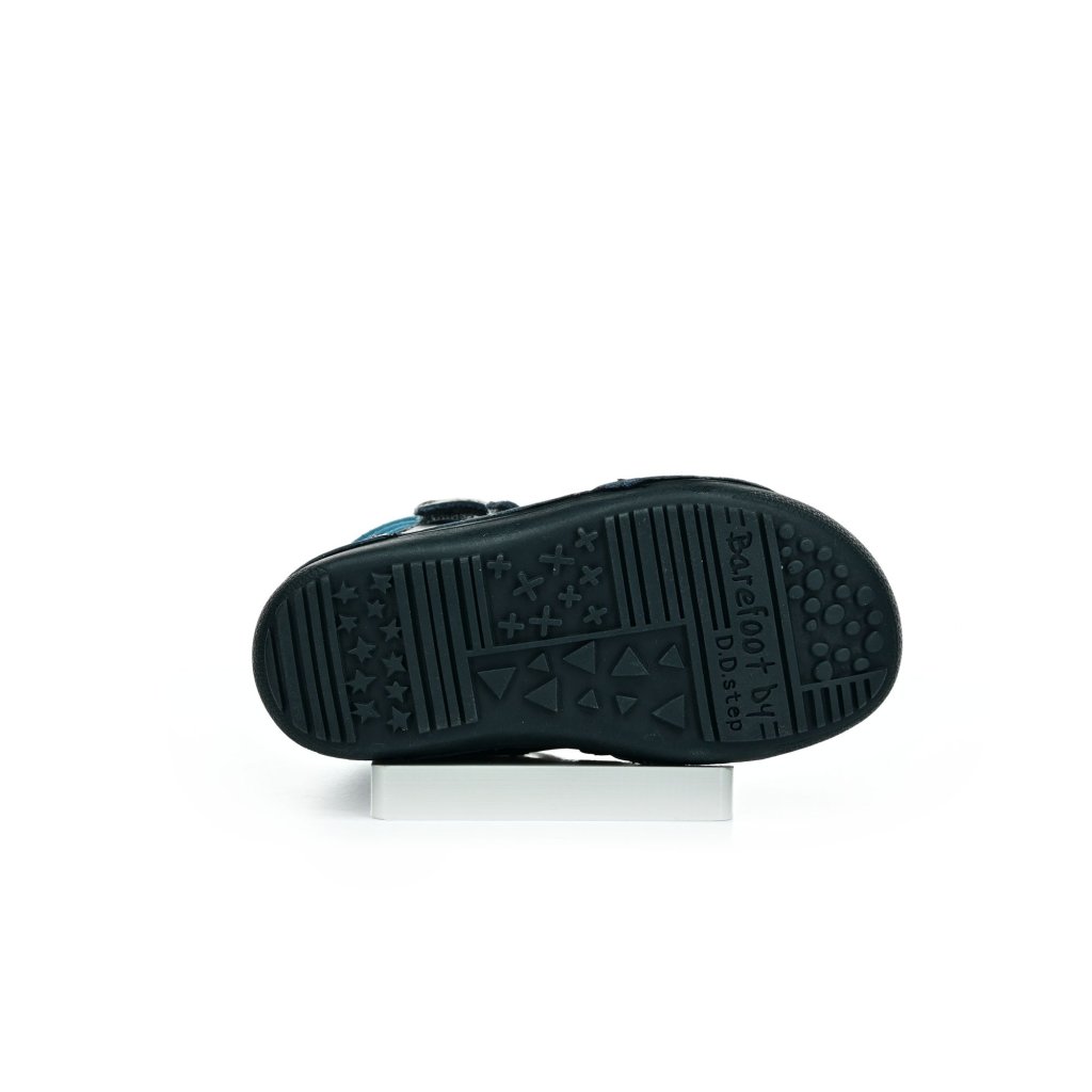 D.D.Step W063-42754 Royal Blue Winterbarfußschuhe