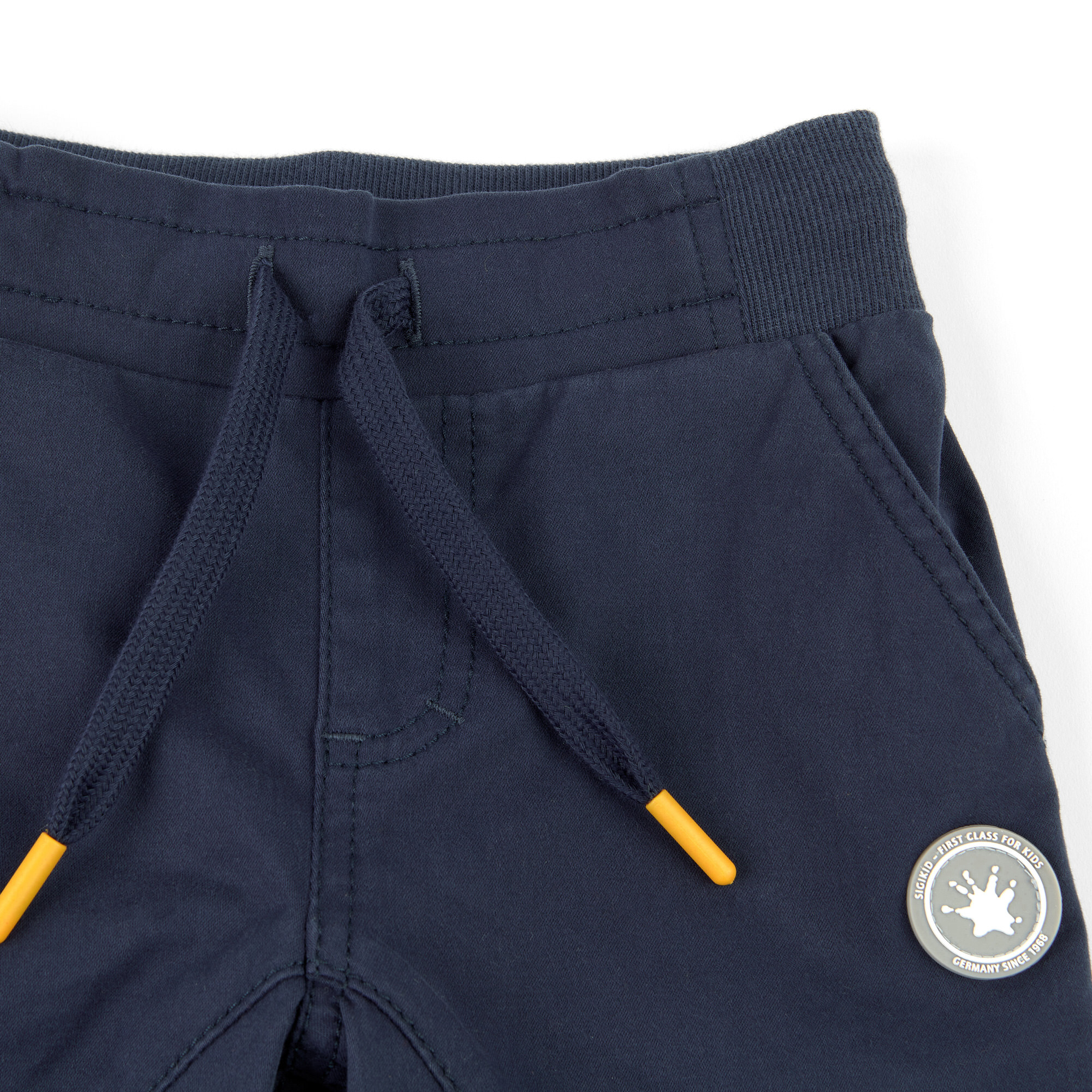 Dunkelblaue Kinder Gabardine Bermuda