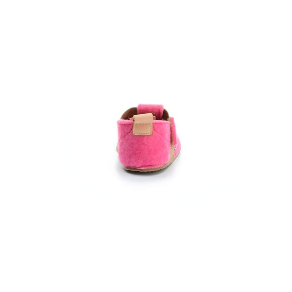 Pegres BF05U Rosa Barfußhauschuhe aus Filz